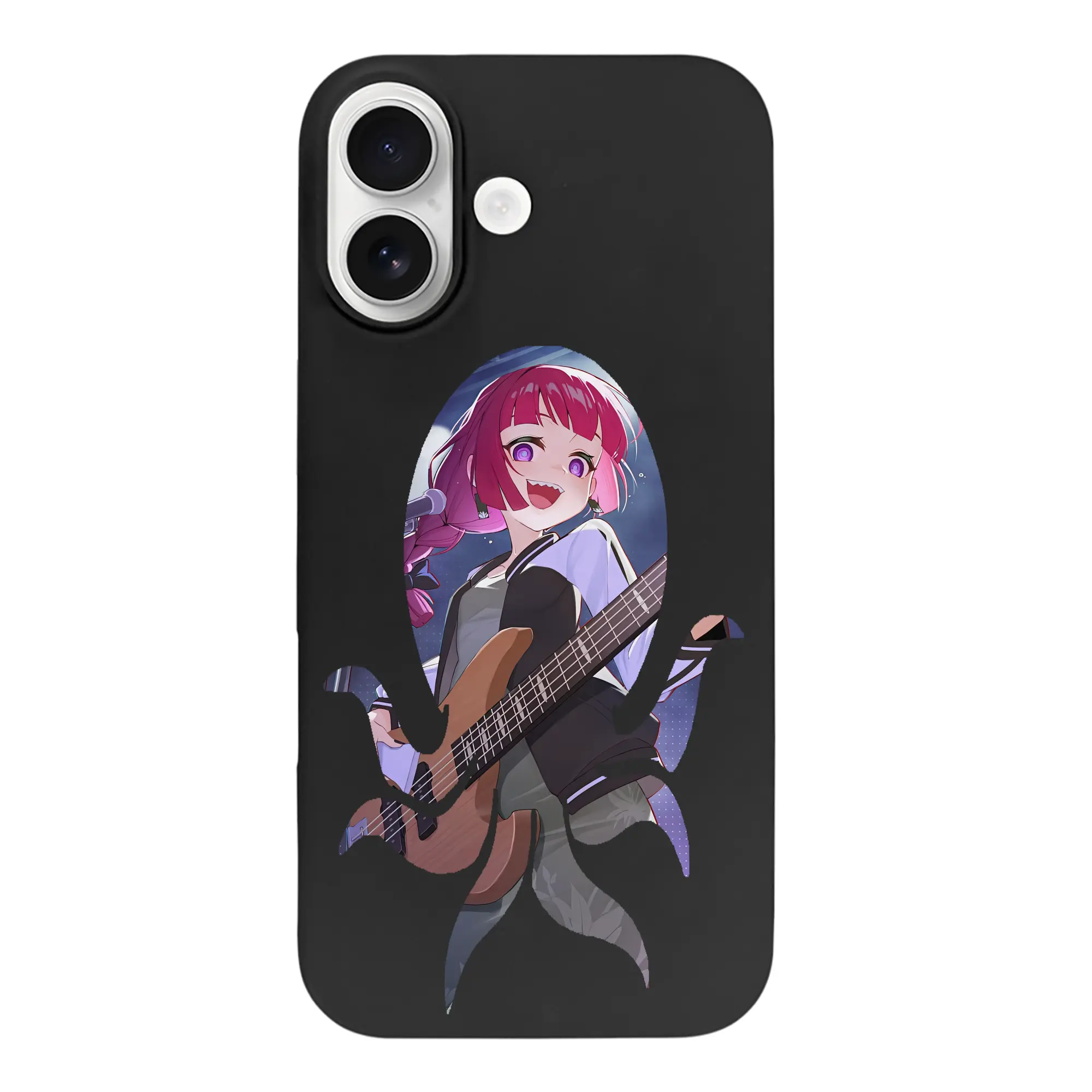 ぼっちざろっく！ グッズ,廣井きくり - iPhone 17 シリーズ シリコンケース 薄型 耐衝撃 指紋防止 ソフトタッチカバー 精密フィット 傷防止 保護ケース iPhone 17/17 Air/17 Pro/17 Pro Max 対応